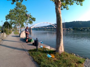 Kayak trip day 20 vilshofen an der donau passau 1