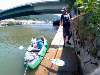 Kayak trip day 20 vilshofen an der donau passau 42