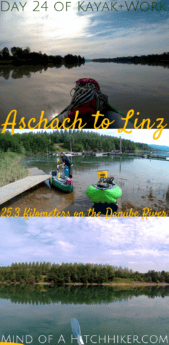 Day 24: we took Zucchini out for another paddling day from Aschach to Linz. Linz is the third-largest city of Austria by population and an excellent place for us to pack up our kayak and get some work done for a week. #Zucchini #digitalnomad #digitalnomads #locationindependent #locationindependence #remotework #remoteworking #travelandwork #Austria #Aschach #Linz #Österreich #Osterreich #AschachanderDonau #Donau #Danube #kayak #canoe #upperaustria #oberösterreich