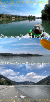 On our 28th day on the Danube river, we paddled from Krumnußbaum to Spitz. We passed the famous Melk Abbey (Stift Melk). #Austria #kayak #canoe #paddle #portage #danube #donau #pilgrimage #krumnussbaum #Melk #melkabbey #stiftmelk #niederösterreich #loweraustria #österreich #digitalnomad #remotework #kayaking #canoeing #outdoors