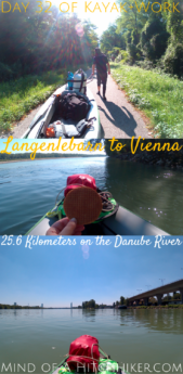 Kayak+work day 32 pinterest pin Langenlebarn Vienna Austria Danube