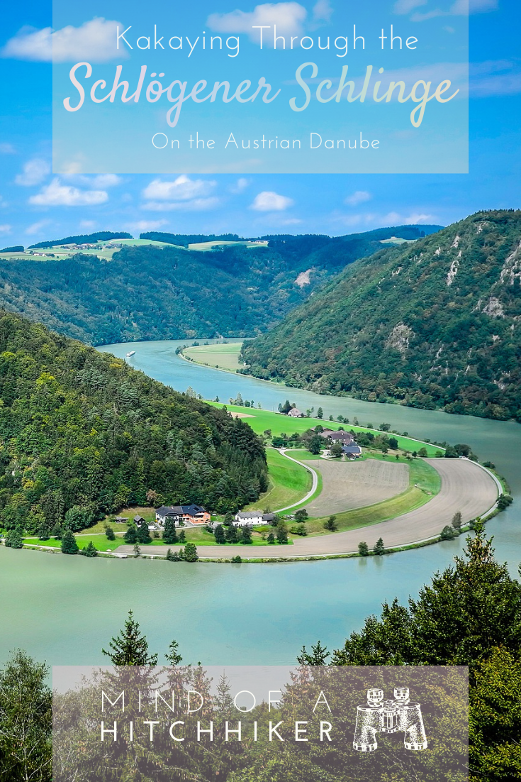 Day 22 was our first full day in the second country on the Danube river: Austria. We paddled from Engelhartszell to Kobling. #Austria #Danube #Donau #kayak #canoe #inflatablekayak #inflatablecanoe #Engelhartszell #Kobling #Österreich #Osterreich #Schlogen #Schlögen #Schlögenerschlinge #journey #slowtravel #zucchini #oberosterreich #oberösterreich #upperaustria