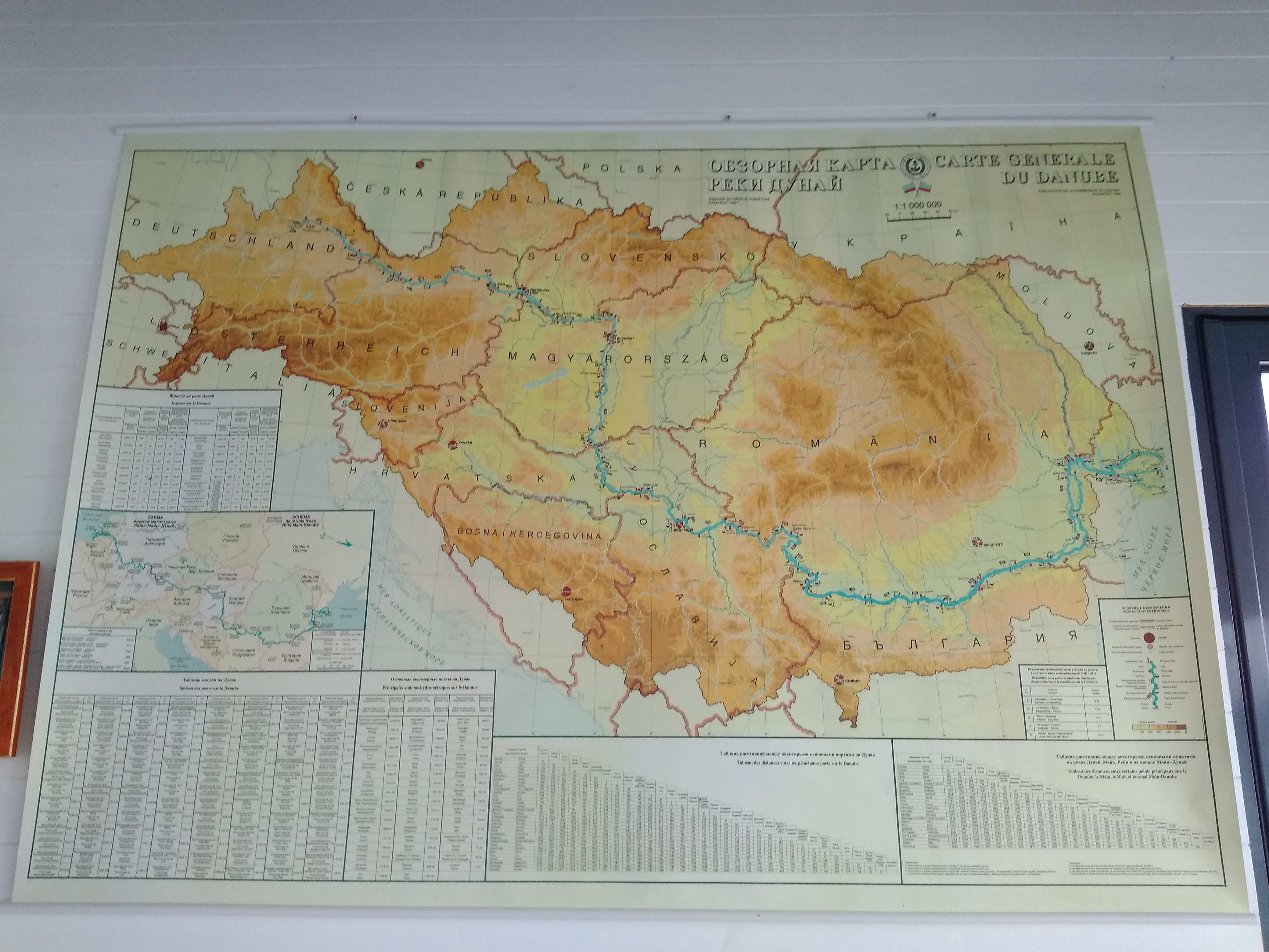 Day 35 - Bratislava Cunovo - Drainage basin Danube map 1998 floodplain