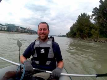 Kayak Trip Day 34: Haslau to Bratislava - Austria to Slovakia