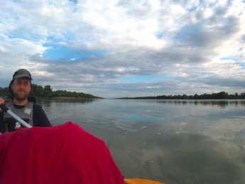 Day 37 - danube floodplains Gönyű kayak canoe Danube 10