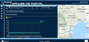 Danube portal Ercsi water levels gauge dunaújváros