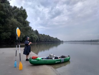 Kayak Trip Day 47: Paks to Érsekcsanád Dunapart