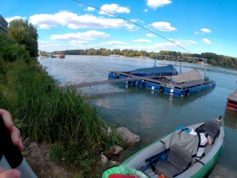 Day 49 Baja Mohács Hungary Danube canoe kayak 30