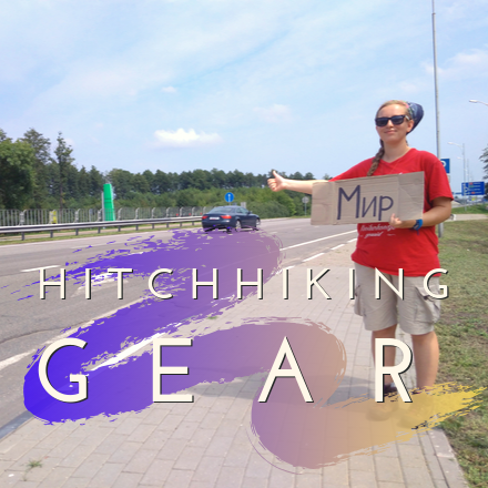 hitchhiking gear travel adventure freecamping