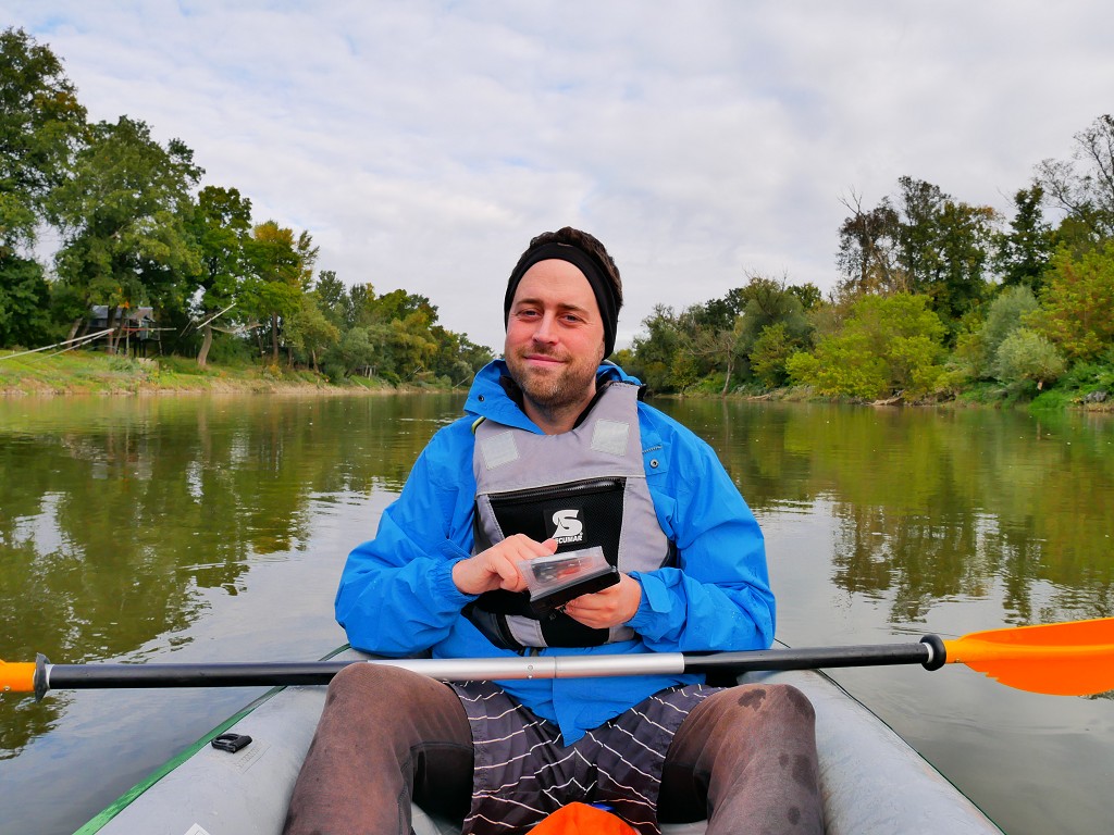 9 Jonas paddling Morava River