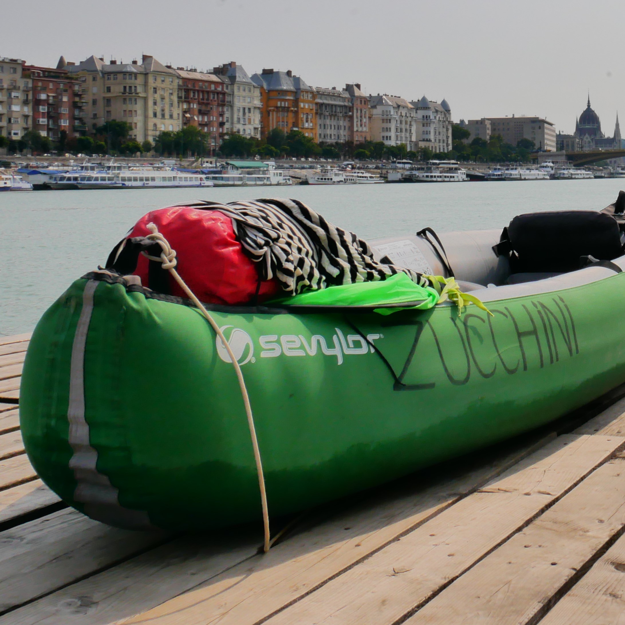 A Length of rope zucchini budapest bowline fender dockline