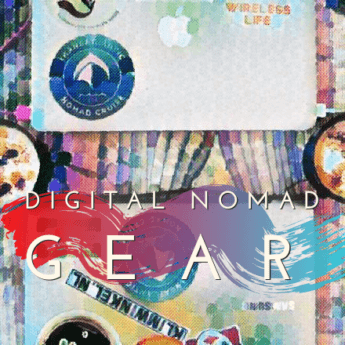 digital nomad gear watercolor