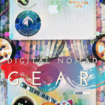 digital nomad gear watercolor