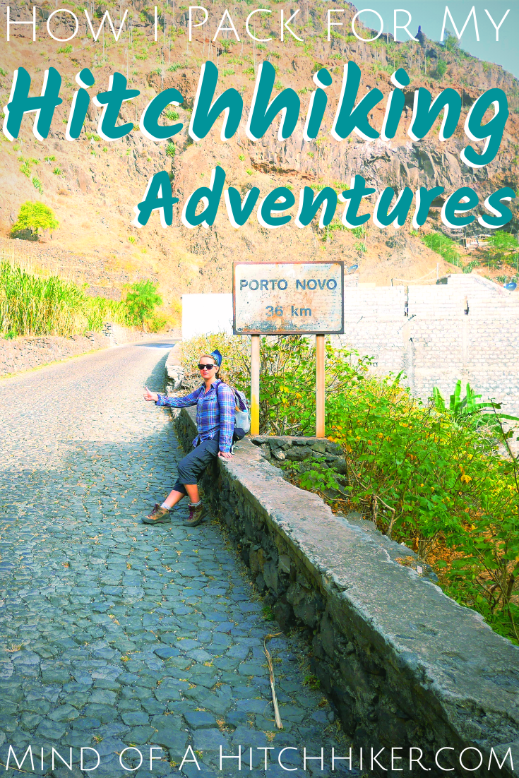 hitchhiking gear pin pinterest world travel autostop thumb road cabo verde africa islands adventure