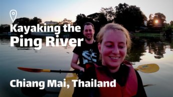 Kayaking the Ping River in Chiang Mai, Thailand