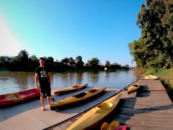 Kayaking Ping River Chiang Mai first round 1