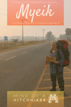 In Myanmar, we finished hitchhiking the National Highway 8 from Dawei to Myeik. We shared that journey with our five drivers from Yangon. #Myanmar #hitchhiking #hitchhikers #hitchhiker #Dawei #Myeik #Yangon #travel #backpacking #backpack #journey #Myanma #southeastasia #asia #Andaman #Mergui #MerguiArchipelago #peninsula #Burmese #Burma