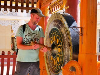 Gong bell Shwezigon Pagoda Bagan Nyaung-U