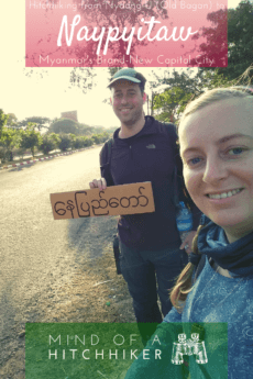 When leaving the special zone of Old Bagan in Myanmar, we wanted to hitchhike. We left Nyaung-U for Myanmar's new capital city Naypyitaw early and caught a ride on the Yangon-Mandalay Expressway. #Myanmar #Naypyitaw #Naypyidaw #NyaungU #Bagan #OldBagan #BaganRuins #Irrawaddy #Mandalay #Yangon #hitchhiking #hitchhiker #highway #expressway #tollbooth #tollgate #Myanma #capitalcity #hotairballoon #travel