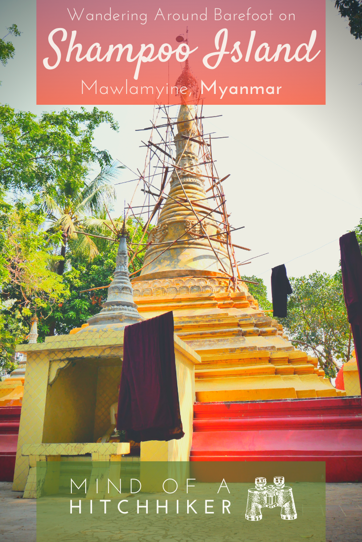 Arguably one of the nicest things to do when making a stopover in Mawlamyine (Myanmar) is visiting Gaung Say Kyun Island (aka 'Shampoo Island') in the Salween River Delta. #Myanmar #Mawlamyine #ShampooIsland #GaungSayKyun #Myanma #southeastasia #asia #asiatravel #pagoda #buddhisttemple #buddhistmonk #buddhism #Yangon #Mandalay #Salween #Thanlwin #Mawlamyaing #Moulmein #Burma #Burmese