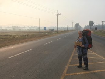 Dawei to Myeik by Thumb – Hitchhiking Myanmar toll booth