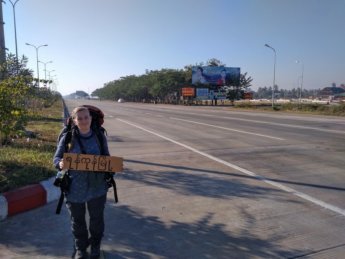 Hitchhiking Naypyitaw to Yangon 1