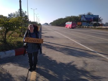 Hitchhiking Naypyitaw to Yangon 2