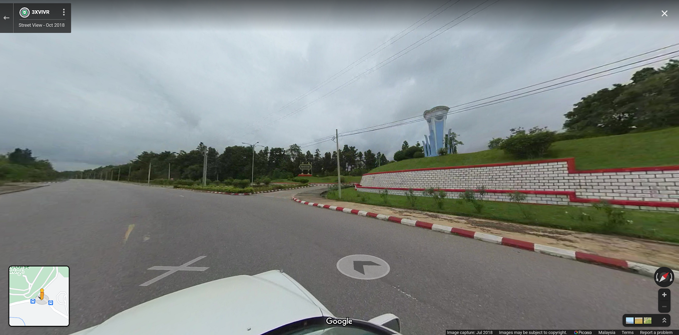 google street view deplorable golf course naypyitaw