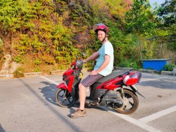 14 Jonas scooter day trip from Ranong Thailand canyon