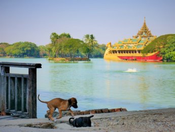 15 karaweik royal barge boat yangon