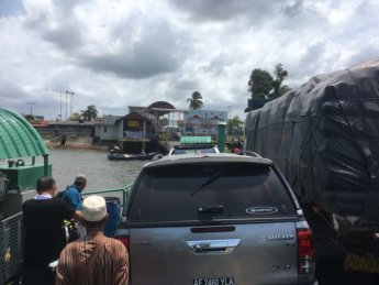 Tak Bai ferry crossing border Malaysia Thailand Sungai Kolok river