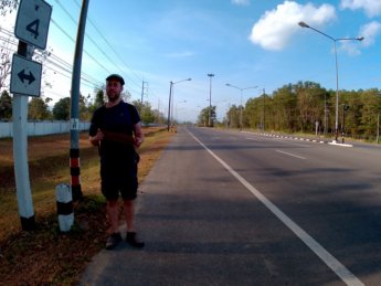 Hitchhiking from Ao Nang to Ranong Thailand 4