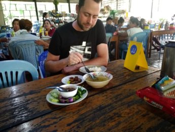 Second Lunch break hitchhiking Myanmar Mawlamyine Dawei 2