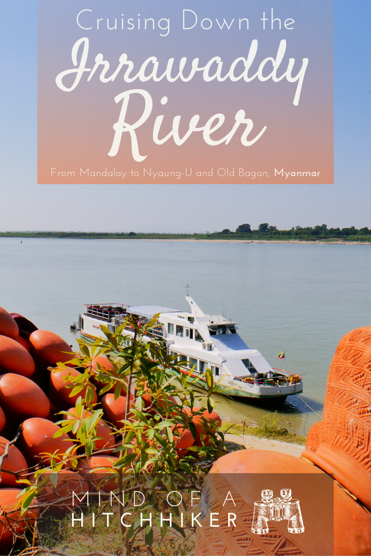 To get from Mandalay to the temples of Old Bagan/Nyaung-U, we took an affordable river cruise down the majestic Irrawaddy River. Here's what that journey is like! #irrawaddy #ayeryawady #myanmar #myanma #bagan #oldbagan #nyaungu #mandalay #river #rivercruise #cruise #irrawaddyriver #daycruise #myanmartravel #backpacking #luxurytravel #southeastasia #asia #burma #burmese