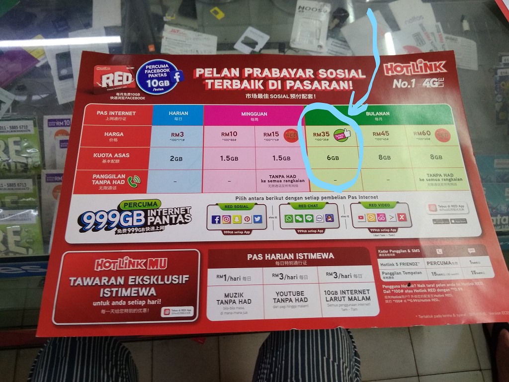 Getting a SIM Card in Malaysia • Mind of a Hitchhiker