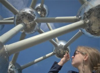 binoculars in Brussels Belgium Iris Veldwijk