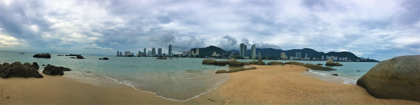 1 Panorama southern tip Pulau Tikus Island