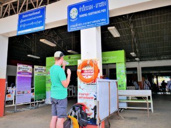 Kawthaung Myanmar to Ranong Thailand border crossing Kraburi Pak Chan river 19