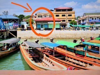 Kawthaung Myanmar to Ranong Thailand border crossing Kraburi Pak Chan river 3.5