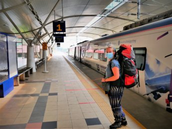 RMCO travel Taiping train station backpacking