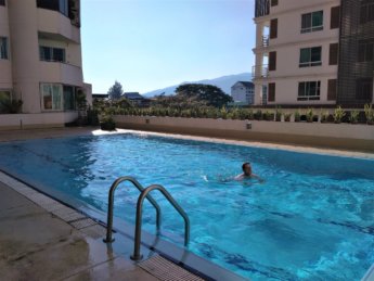 swimming pool nakornping condominium chiang mai 1