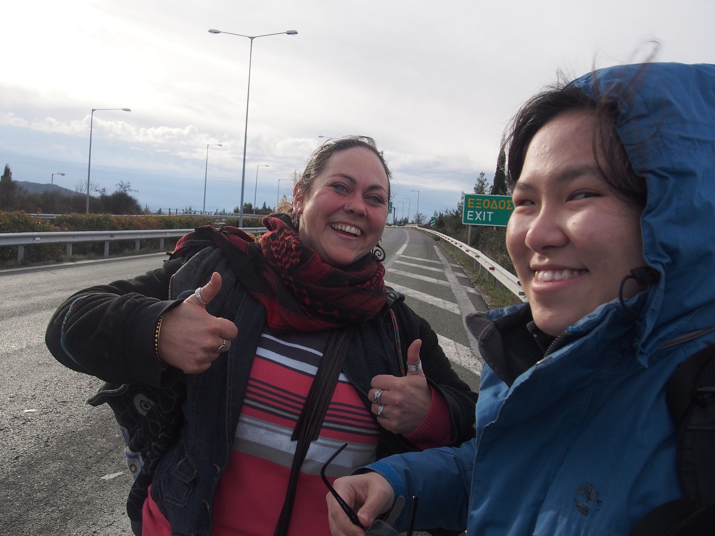 2 2015 - New Zealand hitchhiker lady met in Sofia, Bulgaria Yinj Tan
