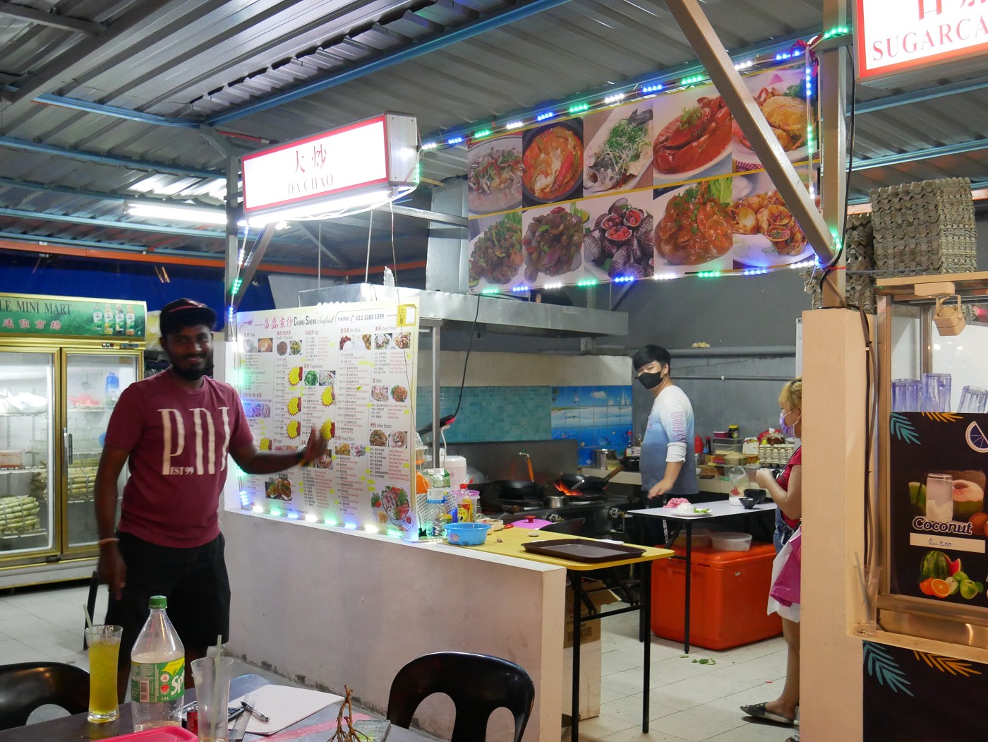 Da chao vegetarian char kway teow sky 88 food court 1 Johor Bahru Malaysia