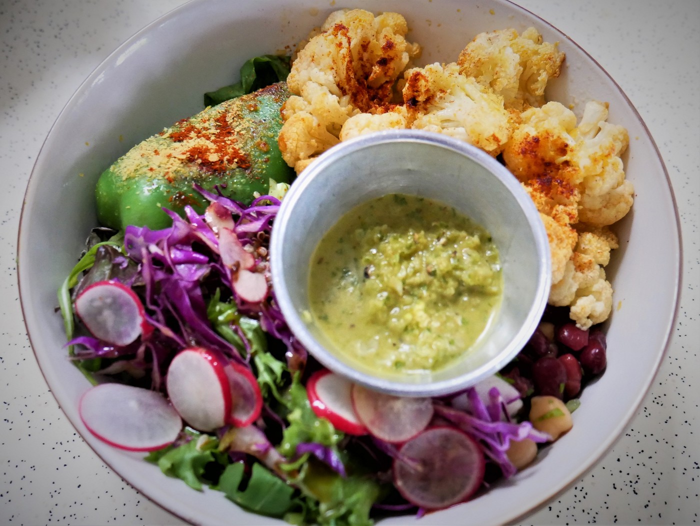 flowers in the window vegan bowl johor bahru food malaysia
