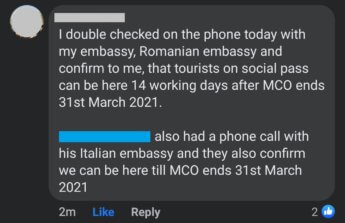 romanian embassy notice immigration Malaysia