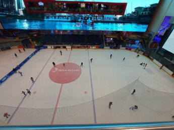 13 Two weeks in Dubai United Arab Emirates UAE Day 4 dubai mall ice skating rink