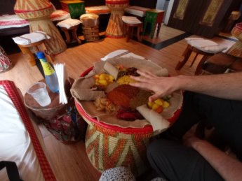 23 Two weeks in Dubai United Arab Emirates UAE Day 5 zagol ethiopian food yetsom vegetarian injera