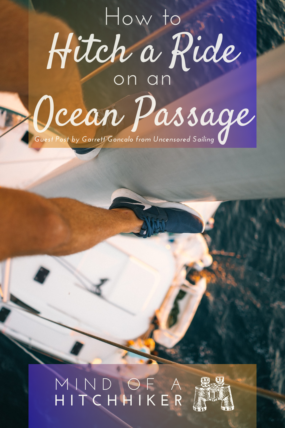 Always wanted to travel by sailboat but don't know how to get started? Read this handy guide to hitchhiking yachts and being a good crew member. #sailing #sailboat #boathitchhiking #hitchhiking #yacht #yachting #sailor #crewing #sail #oceanpassage #atlanticcrossing #yachttravel #boattravel #oceantravel #crewmember #seashanty #seatravel #seasailing #oceansailing