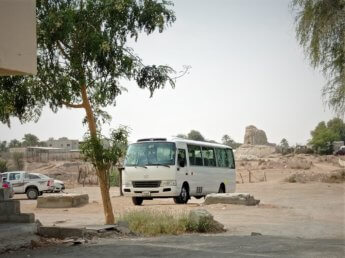 9 old minivan al dhaid sharjah defensive tower ruins heritage