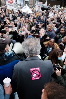 covid protest UK anti-vax